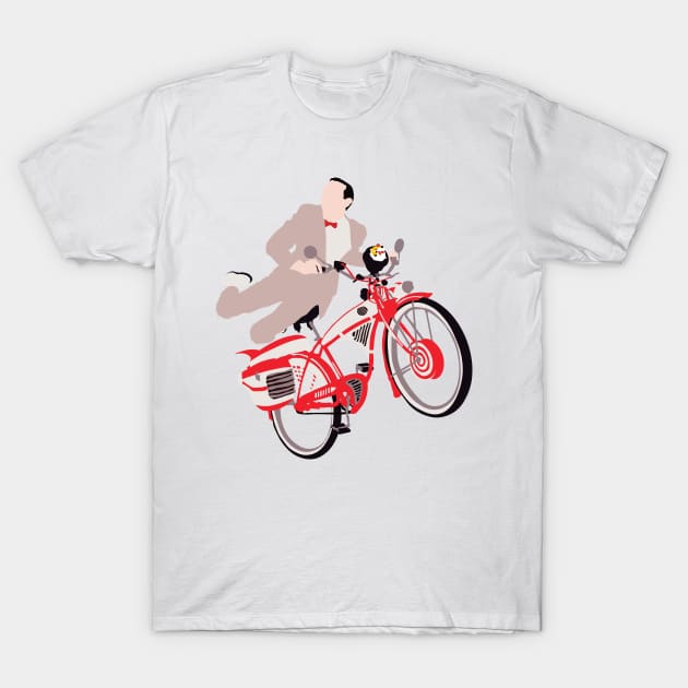 Pee Wee's Big Adventure T-Shirt by FutureSpaceDesigns